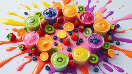 Flavor Burst: A Celebration of Color and Freshness