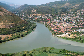 Kura and Aragvi confluence © Yury Zap