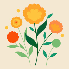 floral background with flowers