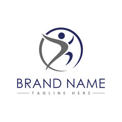 gymnastics activities for logo or icon health and fitness community