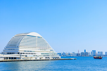 春の神戸港　兵庫県神戸市　Spring in Kobe Port. Hyogo Pref, Kobe City.