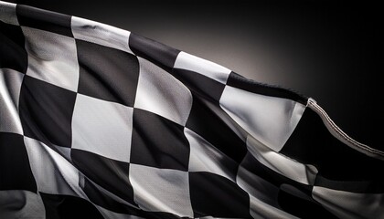 black and white checkered flag