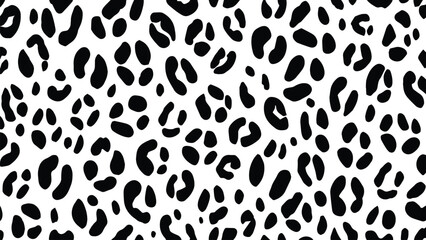 Leopard print pattern or skin fur texture vector