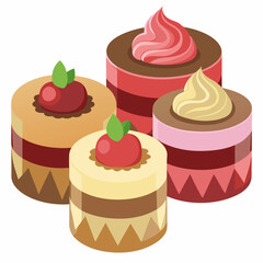 cake with cherry