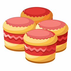 cookies on white