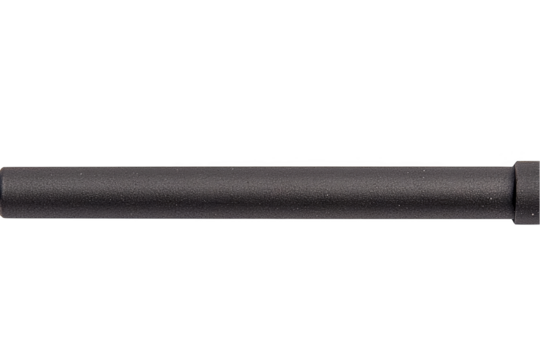 Isolated Steel Rod Illustration In Black Background With Metallic Texture