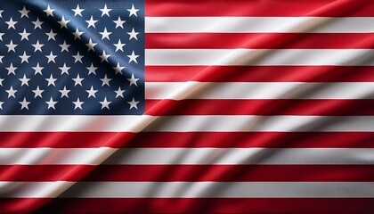 Naklejka premium american flag on a blue background