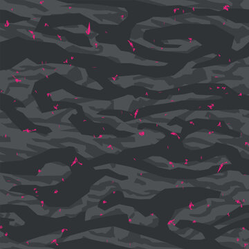 Vector seamless camo tiger stripe army fatigue pattern design