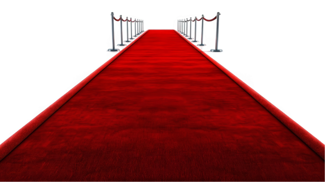 Red Bridge Perspective Abstract Background Illustration Digital Art