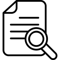 Find On Page Line Icon