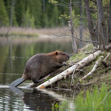 Fototapeta Beaver Wildlife Nature Photo