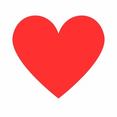 red heart on white background, Heart, heart shape, love, valentine, romance, romantic, decoration, 3d,card,sign,heart icon, valentine's day, valentine's day 14 February, 