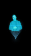 Hologram Vertical Motion Effect AET 248