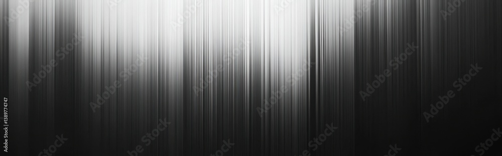 Poster abstract vertical lines create a dynamic interplay of light and shadow in a monochromatic compositio