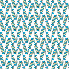 Fun Colorful Candies Seamless Vector Pattern Design 