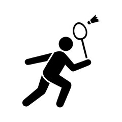badminton vector icon