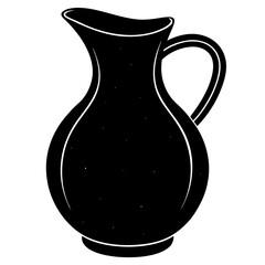 vector illustration of a vase