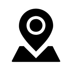 Location Marker Icon for Travel and Navigation  