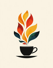 Coffee, cafe, logo, brand, vector, beverage, takeaway, franchise, drink, 
