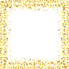 Glittering Shiny Sparkles Sparkling Square Border Background
