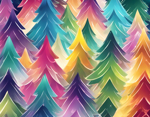 abstract colorful sparkling pattern like Pine tree background