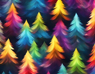 abstract colorful sparkling pattern like Pine tree background