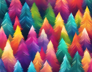 abstract colorful sparkling pattern like Pine tree background