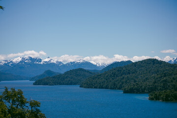 mountain lake in the alps