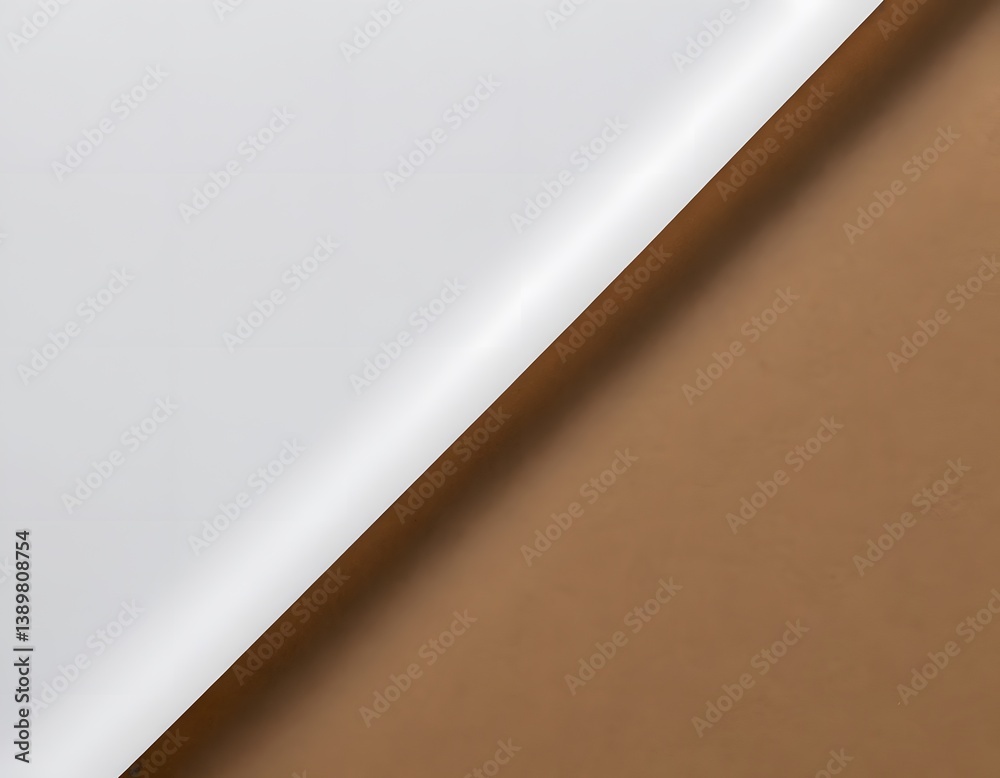 Poster Elegant Metallic Brown Paper, Soft Reflective Qualities, Rectangular Frame Focus. Warm And Inviting Aesthetic. Dynamic Texture Adds Depth, Showcasing Material Elegance. Smooth Shimmering Surface.