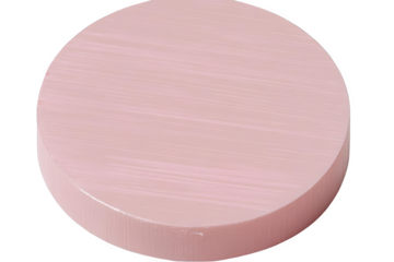 Abstract 3D Illustration Of Pink Circle Shape With Transparent Background