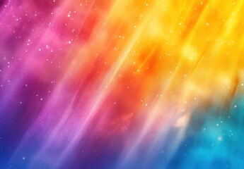 Obraz premium Vibrant colorful abstract background with shimmering lights.