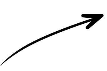 Abstract Arrow Illustration on Black Background with White Dots and Colors