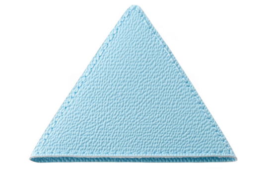 Abstract Blue Triangle Shape On Transparent Isolated Background Design - Powered by Adobe