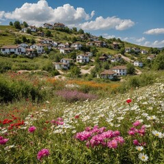 Hilltop Village Bloom A Summer's Day in Flowerland
