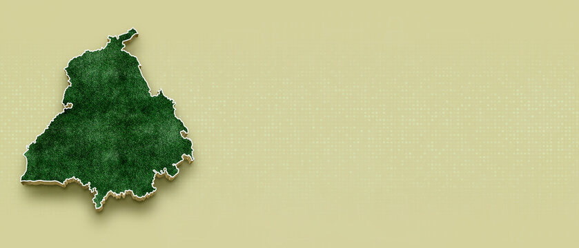 Political Map of Punjab Displaying Districts and Major Cities