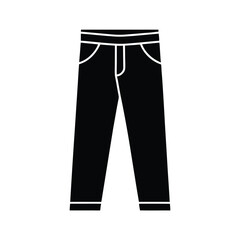 male pants isolated on white