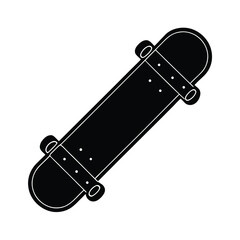 vector illustration of a black silhouette of an old car