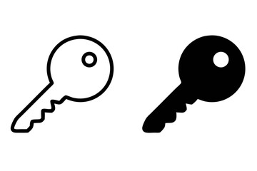 Key icon. key sign vector.