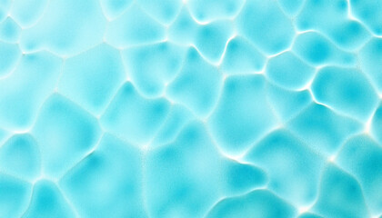Water texture background in light blue tones  