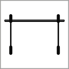 Pull-Up Bar Silhouette, Workout Gear
