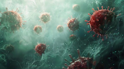 Abstract concept of antibiotics with immunity, health and safety ideas.