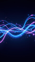 Fototapeta premium Cybersecurity digital abstract with vibrant colors.