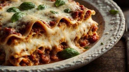 lasagna with tomato sauce