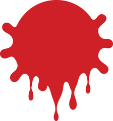 ink bleed vector art illustration
