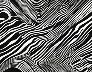 abstract black and white pattern like psychedelic background