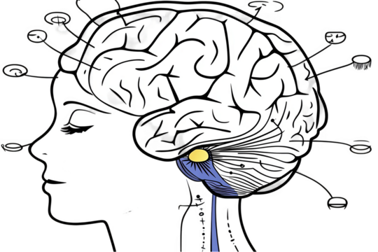 Detailed Brain Illustration On Transparent Background Isolated Health Concept - Powered by Adobe
