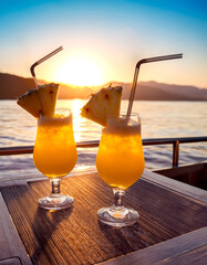 Cocktail Ananas, Yacht 