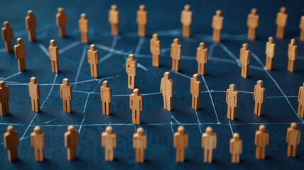 Conceptual Visualization of Human Interconnectivity and Network Structure