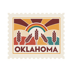 Oklahoma Postage Stamp