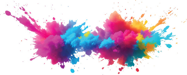 
A Powerful Watercolor Creation of Splattered Stains and Bold Brush Strokes, Bringing Bright, Lively Colors Together on a Crisp White Canvas, Offering an Abstract and Vibrant Visual Display.
